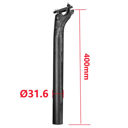 ELITA ONE Carbon seatpost Offset 20mm MTB/Road Bike Seatpost 27.2/30.9/31.6mm Carbon Bicycle Seat Tube  UD Bare Carbon