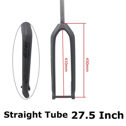 Full Carbon MTB Fork for XC & Gravel | 15*110mm Boost Thru-Axle | Fits 26/27.5/29" | Disc Brake |  Straight/ Tapered Steere