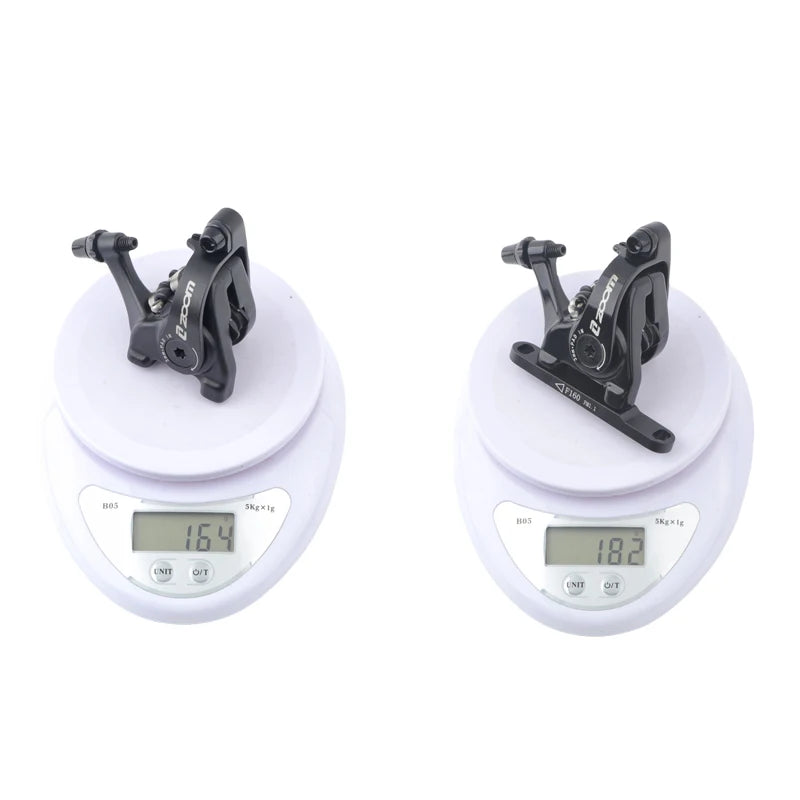 ZOOM DB700 Road Bike Brakes Mechanical Caliper Racing Bicycle Pushes Disc Brake Caliper Piston Line Pull For Rotor 140/160MM