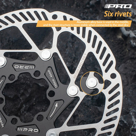 IIIPRO Center Lock 140/160mm Ultra-Light Disc Brake Rotor Heat