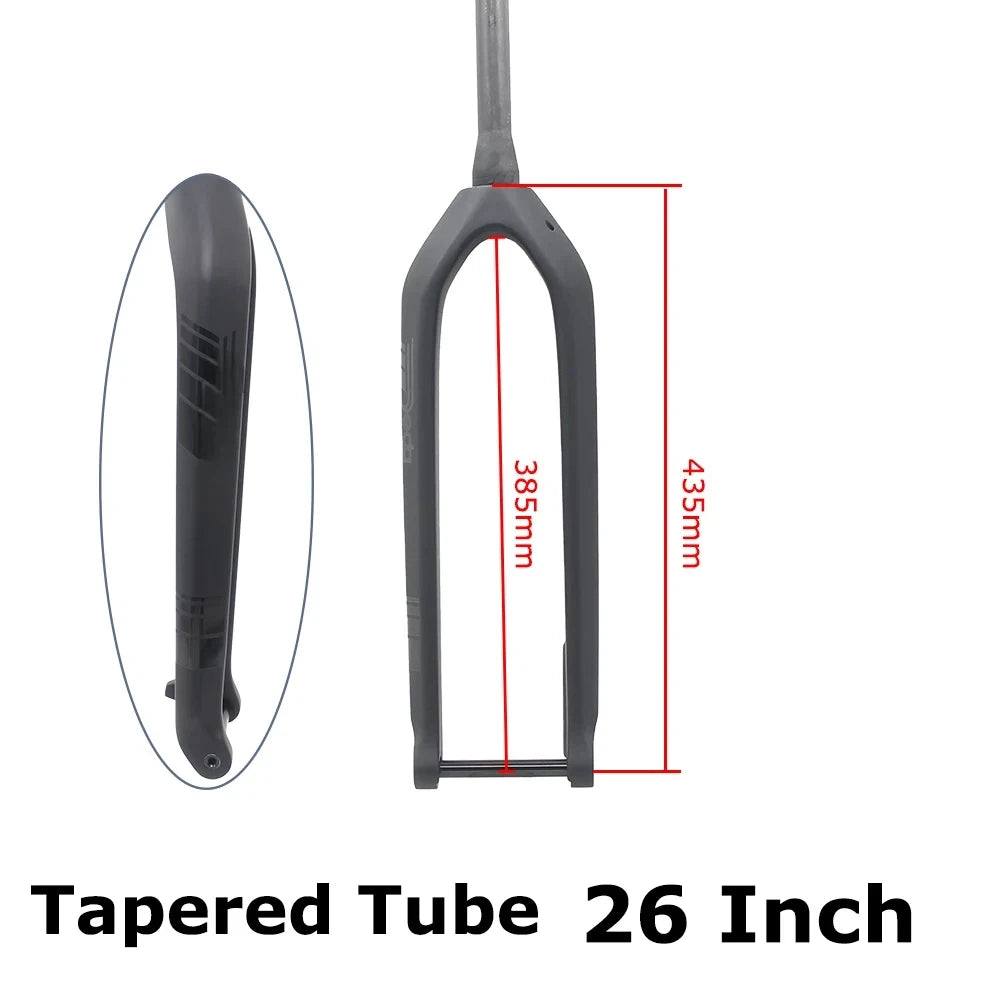 Full Carbon MTB Fork for XC & Gravel | 15*110mm Boost Thru-Axle | Fits 26/27.5/29" | Disc Brake |  Straight/ Tapered Steere