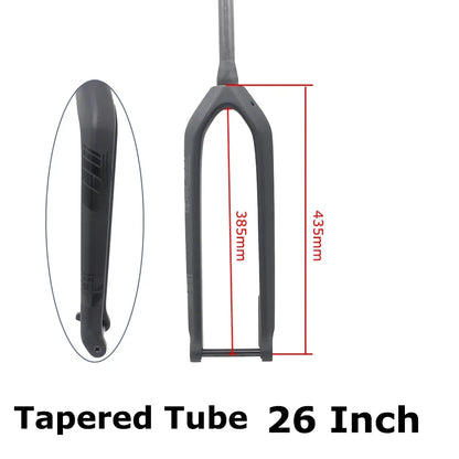 Full Carbon MTB Fork for XC & Gravel | 15*110mm Boost Thru-Axle | Fits 26/27.5/29" | Disc Brake |  Straight/ Tapered Steere