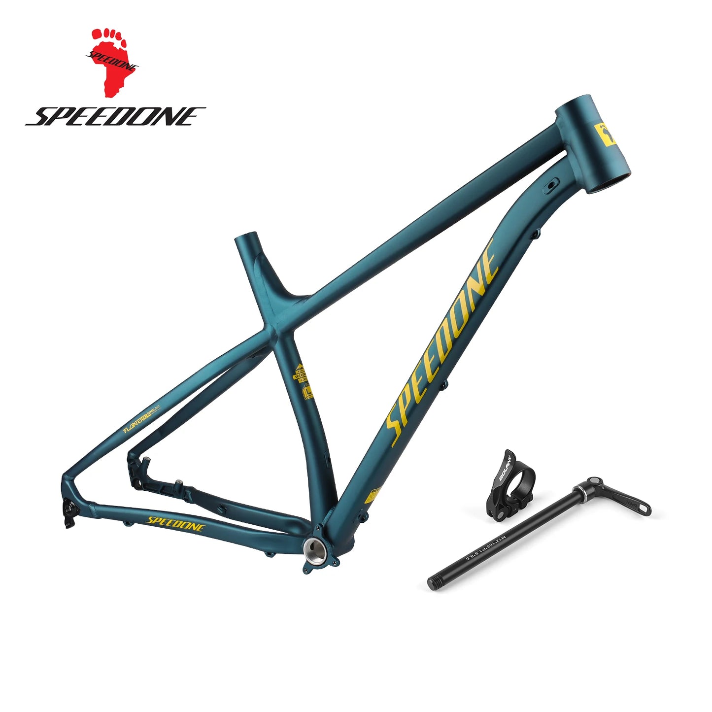 SPEEDONE Bicycle Frame 29er 148mm Aluminum 29 MTB Frame Tapered for Endurance Racing Gradient Color Boost Mountain Bike Frame