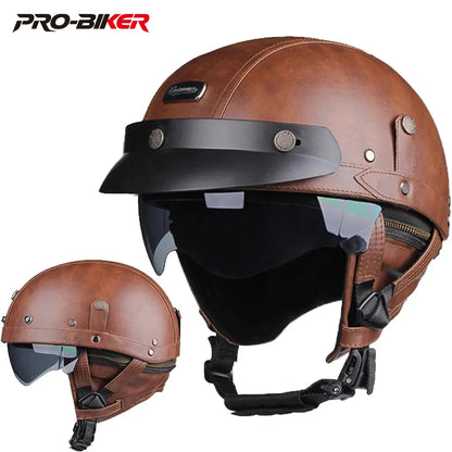 Heritage PU Scooter Helmet