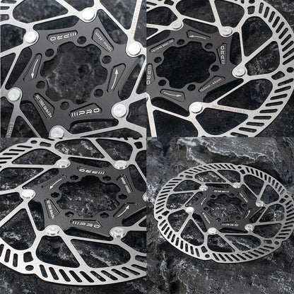 IIIPRO Center Lock 140/160mm Ultra-Light Disc Brake Rotor Heat Dissipation for MTB Road Bike High-Performance Brake Winter Ride