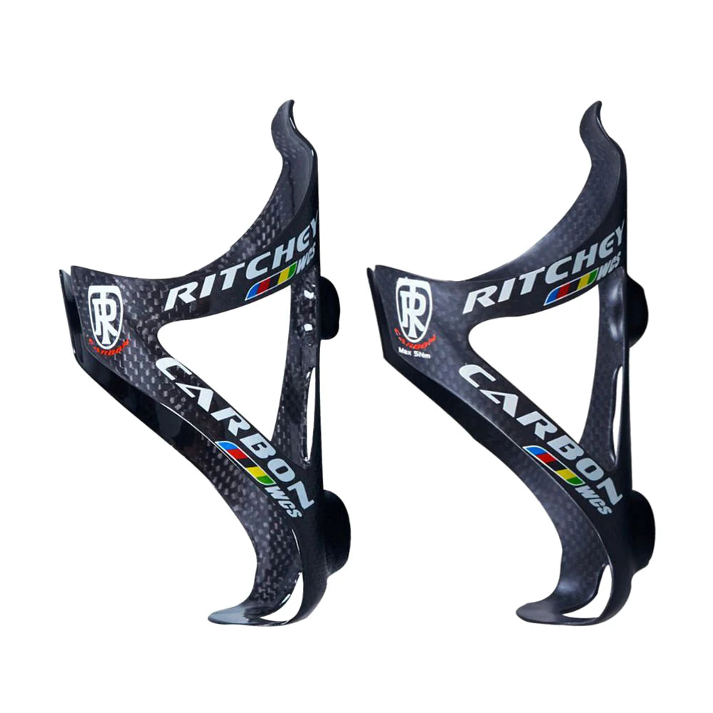 Bike Water Bottle Cage 3K Carbon Fiber Bicycle Water Bottle Holder for Road MTB Bike Accessories Water Bottle Brackets
