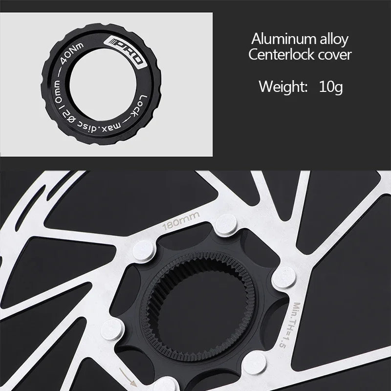 IIIPRO Centerlock Rotors MTB Bike Brake Discs Road Cycling Disk Brake Rotor Center Lock Bicycle Hydraulic Brakes Discs Bike Part