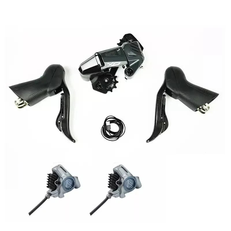 Wheeltop New GeX Wireless Electronic Shifter Gravel Bike Set Single Chainring 7-14 Speed Rear Derailleur Road Bicycle Groupset