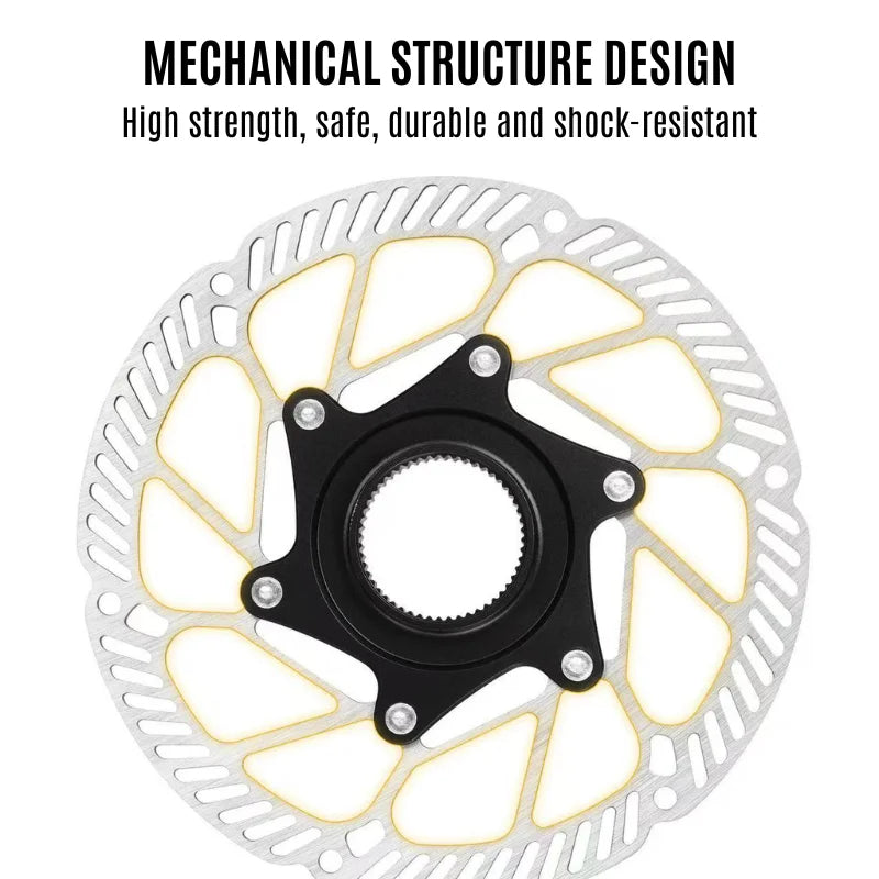 IIIPRO Bike Rotor Centerlock MTB Hydraulic Brake Disc Stainless Steel Durable Mountain Road Bike Brake Disk Rotors Cycling Part