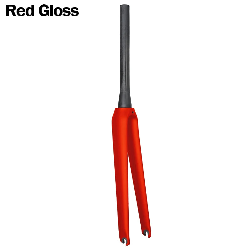 BXT Full Carbon Road Bike Fork,700C V Brake Fork, QR 100x9mm, Tapered Tube 39.8mm, fit BXT-045 Track frame
