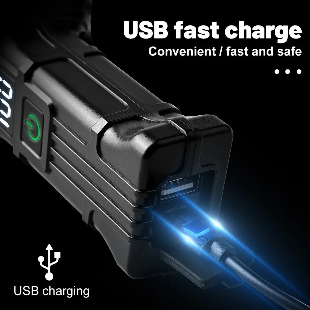 Bike Light with 140 dB HornTYPE-C Rechargeable MTB Deadlight 12