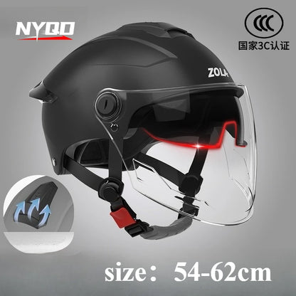 Citylight Sun Visor Half Helmet