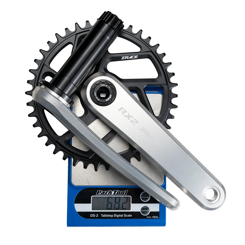 ZRACE RX2 Gravel / Road Crankset, High-precision CNC Machining, Ultra-strong Alloy Shaft, 165/170, 53-39/52-36/50-34/40/42/44T