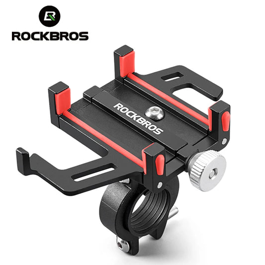 ROCKBROS Phone Holder Motorcycle Electric Bicycle Smartphone CNC