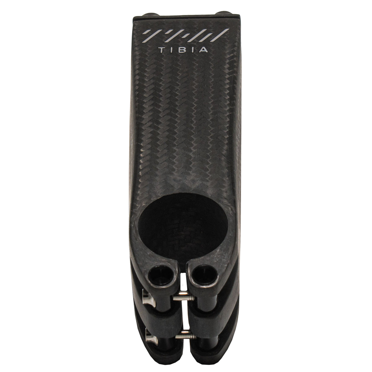 THM Tibia ICR carbon road stem top view