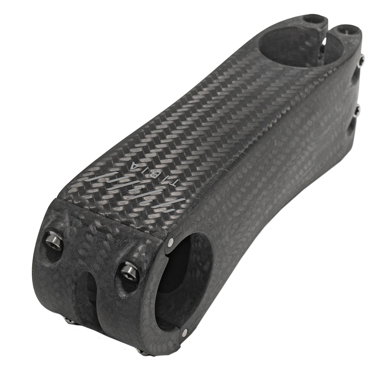 THM Tibia ICR carbon road stem left-side view