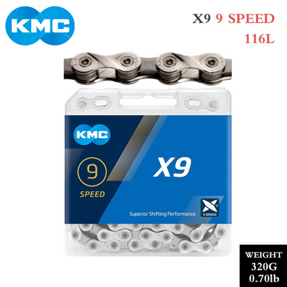 KMC X8 X9 X10 X11 X12 Bike Chain 8s/9s/10s/11s/12Speed MTB/Road Bike Chain