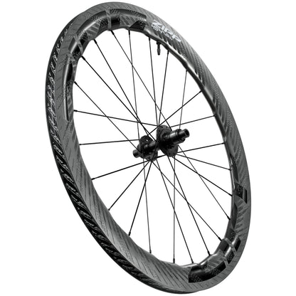 Zipp 454 NSW SawTooth hookless carbon rear wheel side view