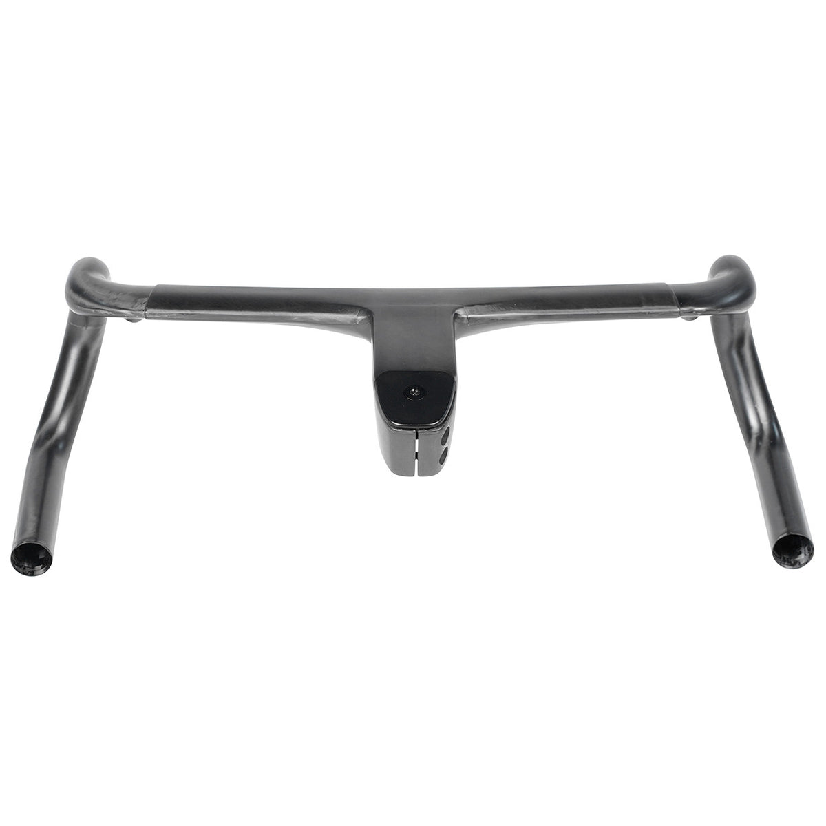 Bike Ahead THE COCKPIT Gravel integrated carbon handlebar front view