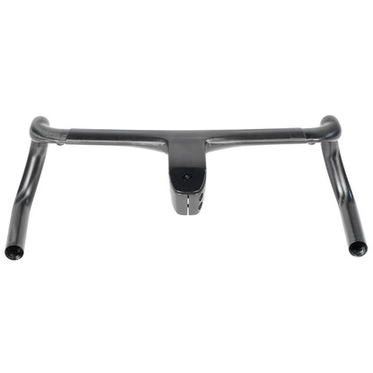 Bike Ahead THE COCKPIT Gravel integrated carbon handlebar front view