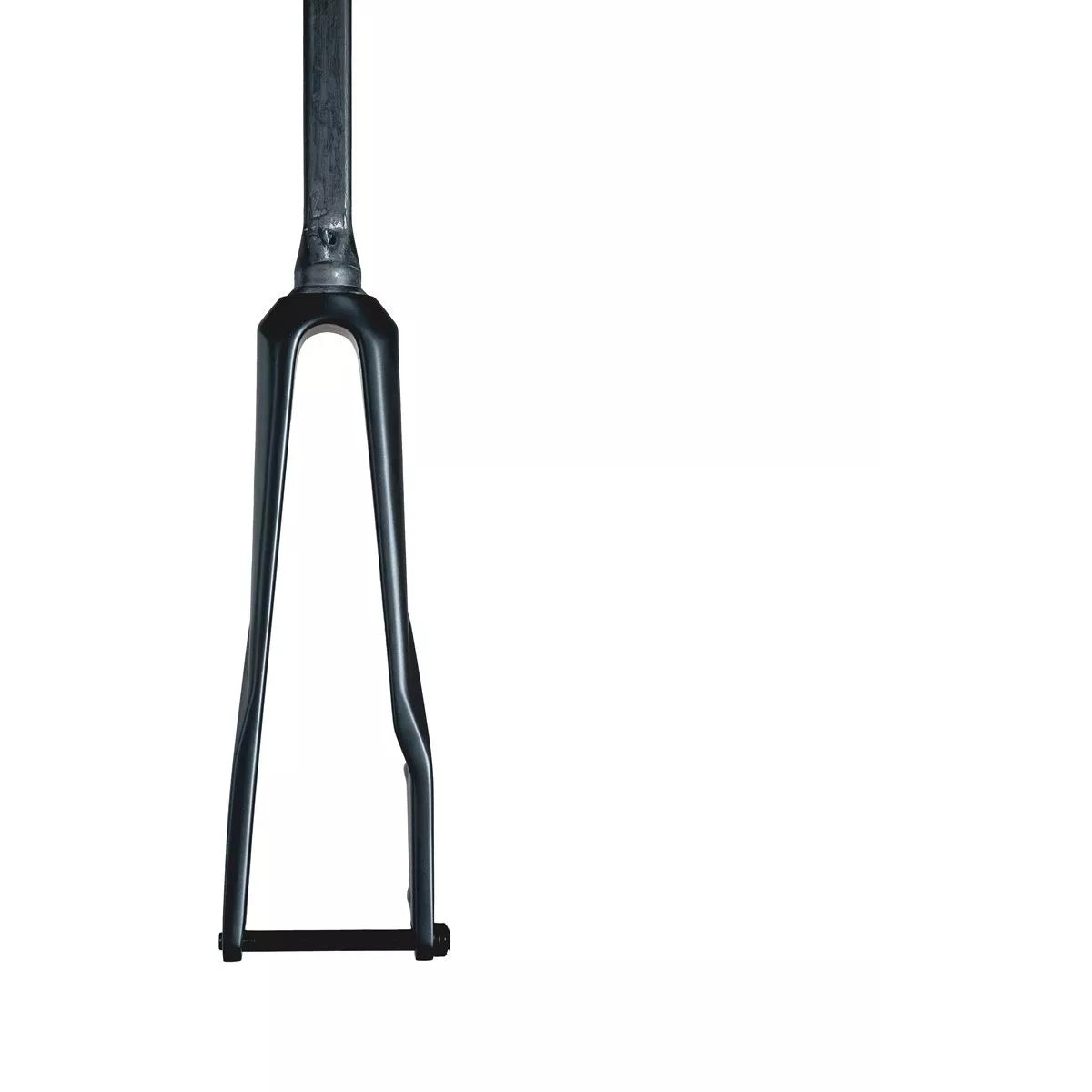 Rear view of Deda EDG Road carbon fork for 12x100mm thru-axle wheels