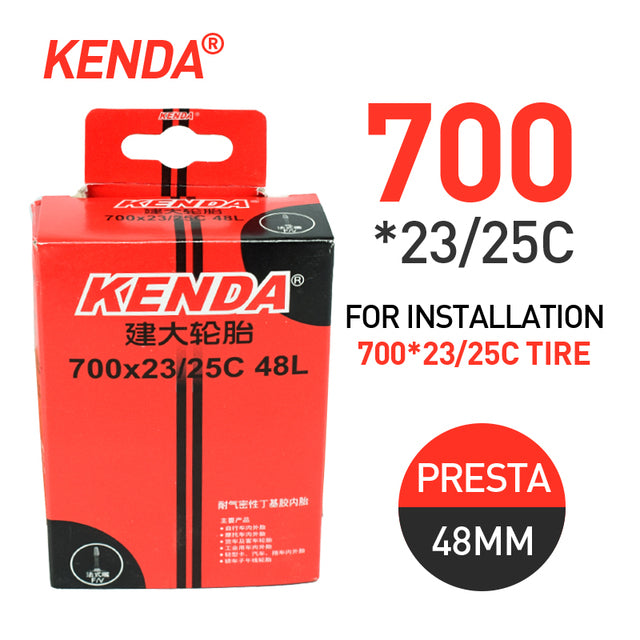 KENDA Road Bicycle Tire 700c Inner Tube (Presta)
