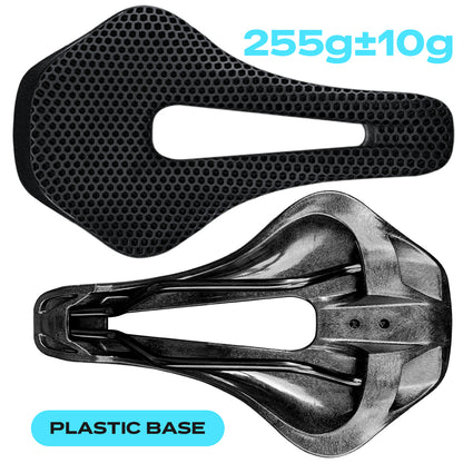 RYET 3D Printed Bicycle Saddle Carbon Fiber Ultralight Hollow Comfortable Breathable MTB Mountain Road bike Cycling Seat